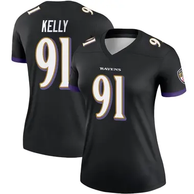 Xavier Kelly Women's Legend Black Baltimore Ravens Jersey