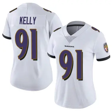 Xavier Kelly Women's Limited White Baltimore Ravens Vapor Untouchable Jersey