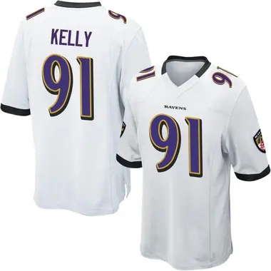 Xavier Kelly Youth Game White Baltimore Ravens Jersey