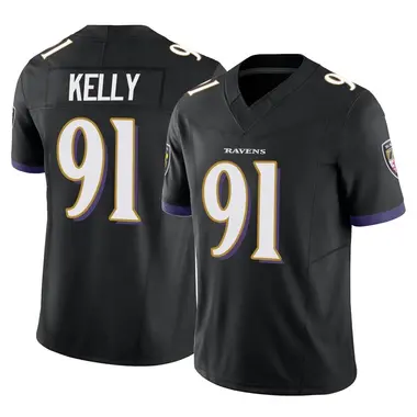Xavier Kelly Youth Limited Black Baltimore Ravens Vapor F.U.S.E. Jersey