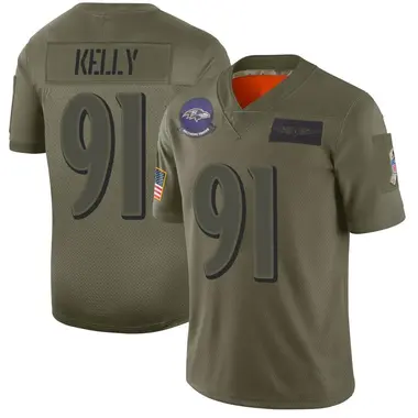 Xavier Kelly Youth Limited Camo Baltimore Ravens 2019 Salute to Service Jersey
