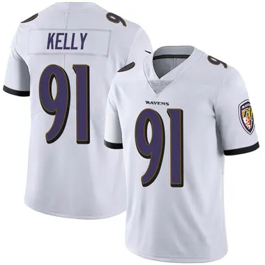 Xavier Kelly Youth Limited White Baltimore Ravens Vapor Untouchable Jersey