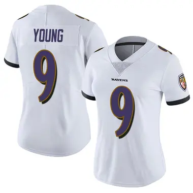 Zion Young Women's Limited White Baltimore Ravens Vapor Untouchable Jersey